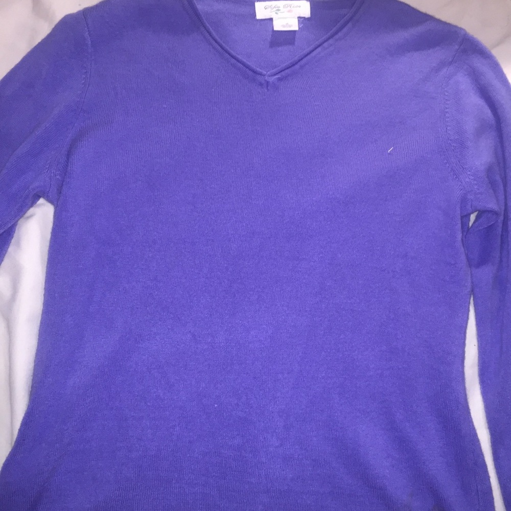 Purple fleece sweatshirt